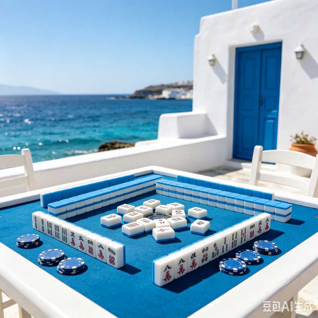 mahjong set for home entertainment