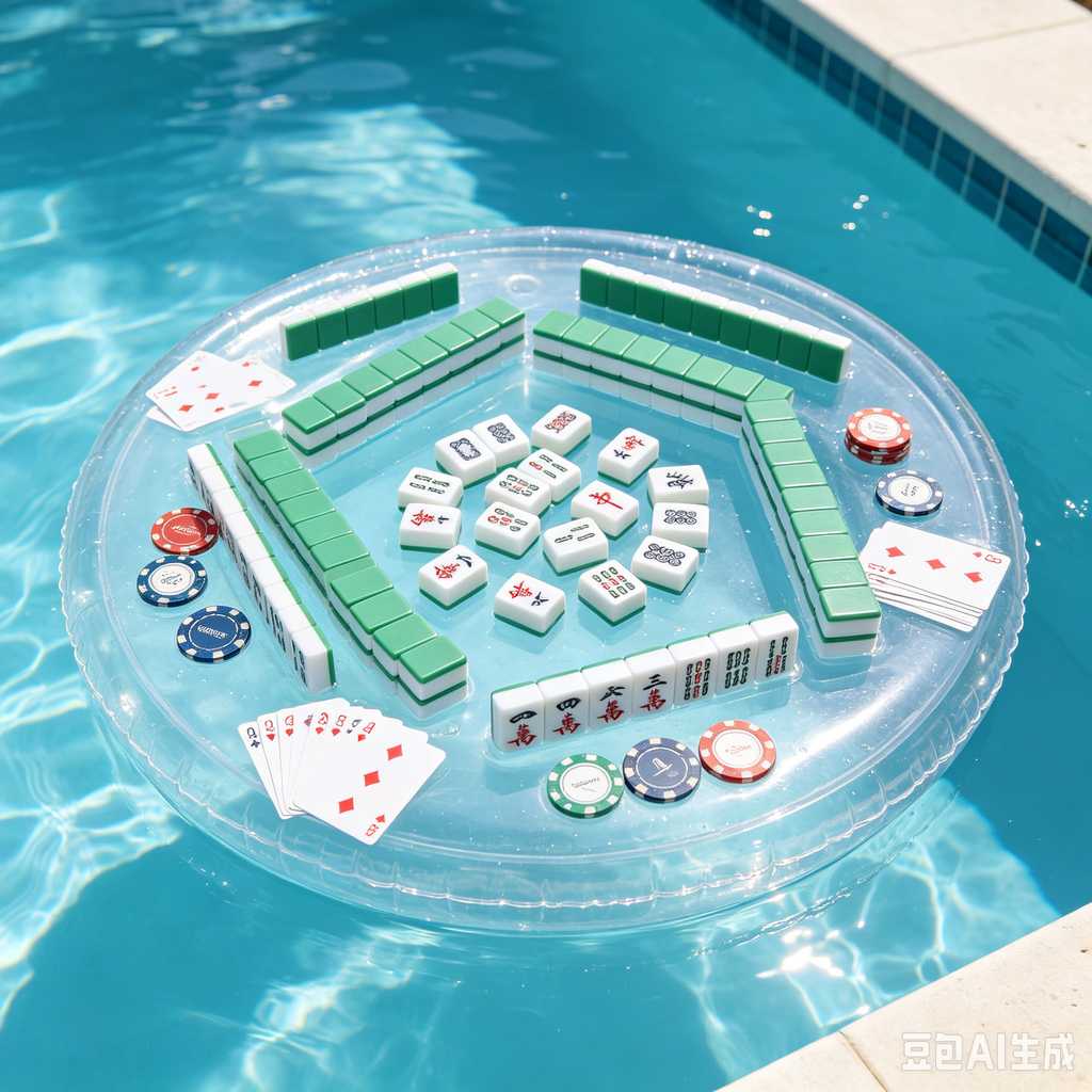 light mahjong set for easy carry